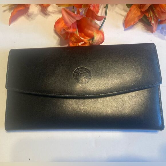 Casa Lopez Black Leather Wallet - Picture 1 of 7